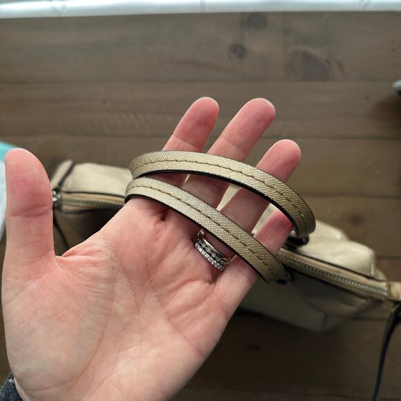 Coach Peyton Mini Metallic Crossbody Purse - Picture 7 of 9